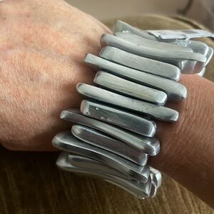 Brand new recycled aluminum Italian made bracelet.